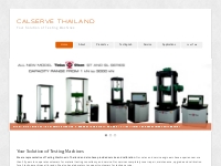 Calserve Thailand - Your Solution of Testing Machines