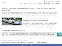Fairfax Wedding Limo Service - Fairfax VA Limousine Service