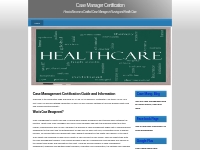 Case Manager Certification Information