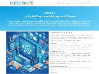 DocSheets AI: Revolutionizing Application Lifecycle and Project Requir
