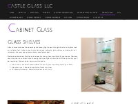Cabinet Glass | Castle Glass LLC