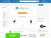 Free Cell Phone User Manuals | ManualsOnline.com