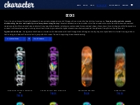 Character Skateboards | Decks | Online Store