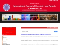 International Journal of Chemistry and Aquatic Sciences