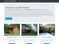 Smoky Mountain Log Cabin Rental, Cherokee   Bryson City NCa