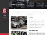 Vacuum Truck Services - C H Industrial Services