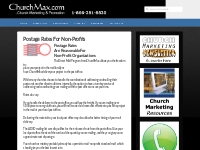 Postage Rates For Non-Profits | ChurchMax