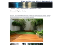 Clapham Decking - Wooden Garden Decking Clapham Balham Wandsworth