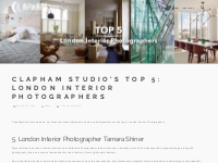 Clapham Studio s Top 5: London Interior Photographers - Clapham Studio