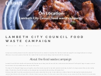 Lambeth City Council Food Waste Campaign - Clapham Studio Hire