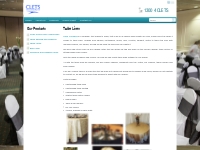Table Linen | Clets Australia   Leading Linen Manufacturer