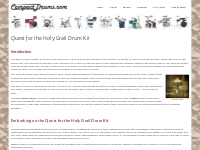 Quest for the Holy Grail Drum Kit - CompactDrums