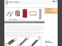 Conex Springs Manufacturers of Stainless Steel Springs Copper Springs 