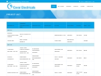 Project List   Covai Electricals