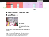 Baby Blog   createmine