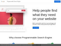 Programmable Search Engine by Google