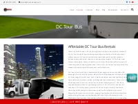 DC Charter Bus: Provide Tour Bus Service Washington DC