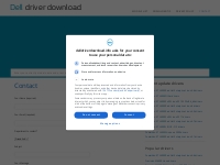 Contact | Dell driver download