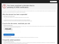   	Registrant WHOIS contact information verification
