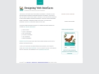  	Home   Designing Web Interfaces