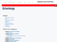 Site Map | DeSoto Lock And Key