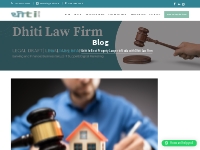 Get the Best Property Lawyer in Noida with Dhiti Law Firm