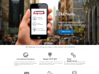 Dial2Verify - Home - Missed Call Telephony Platform | Build Missed Cal