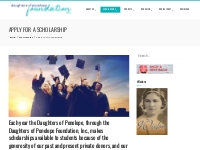 Apply for a Scholarship   Daughters of Penelope Foundation, Inc.