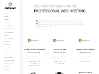 Dot Internet Solutions Inc. Website Hosting