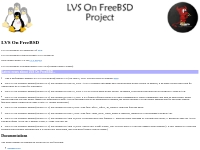 LVS On FreeBSD Software