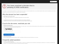   	Registrant WHOIS contact information verification