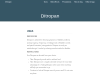 Buy ditropan online - without prescription