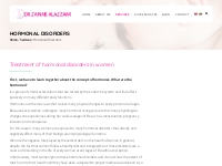Hormonal disorders Treatment | Dr. Zainab Alazzawi