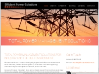 Efficient Power Solutions | Management | Optimisation | Systems |Effic
