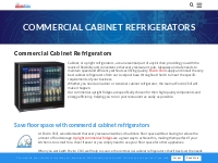 Commercial Cabinet Refrigerators | Sales Service   Maintenance