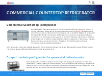 Commercial Counter Refrigerator | Commercial Fridges | Enviro Chill