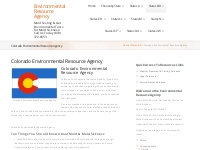 Colorado Environmental Resource Agency | Environmental Resource Agency