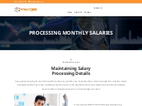 Employee salary processing in payroll processing system | Enwages