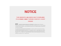 Domain Seizure Notice