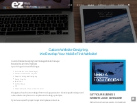 Custom Website Designing - Mock-up to live websites - ezWeb Solutions