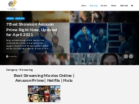 Best Streaming Movies Online | Amazon Prime | Netflix | Hulu