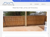 Fix it    Treated Pine Lap   Cap Fencing