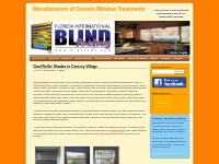 Manufacturers of Custom Window Treatments - Call now for a free estima