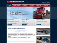 Flatbed Trucking Companies | Flatbed Trucking | Flatbed LTL Trucking