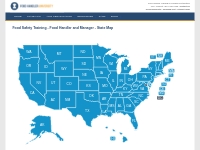 Food Safety Training - State Map