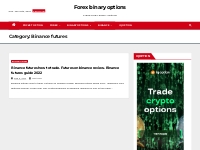 Binance futures Archives - Forex binary options