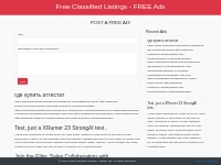 Free Classified Listings - FREE Ads