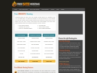 Free Website Hosting - Host your website for free at Free Site Hosting
