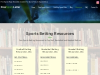 Free Football, Basketball, and Baseball Betting Resources