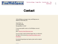 Contact   Free Web Space @ FreeWebSpace.com